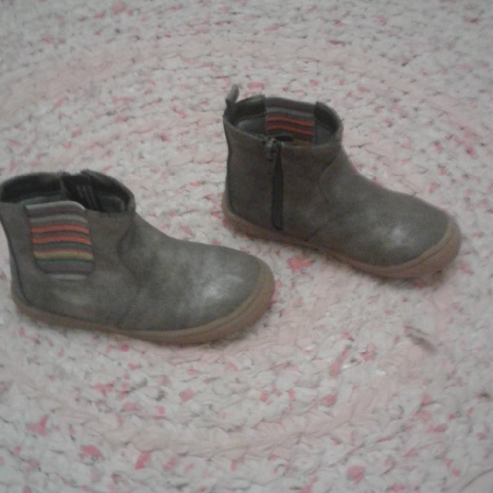 Silver boots